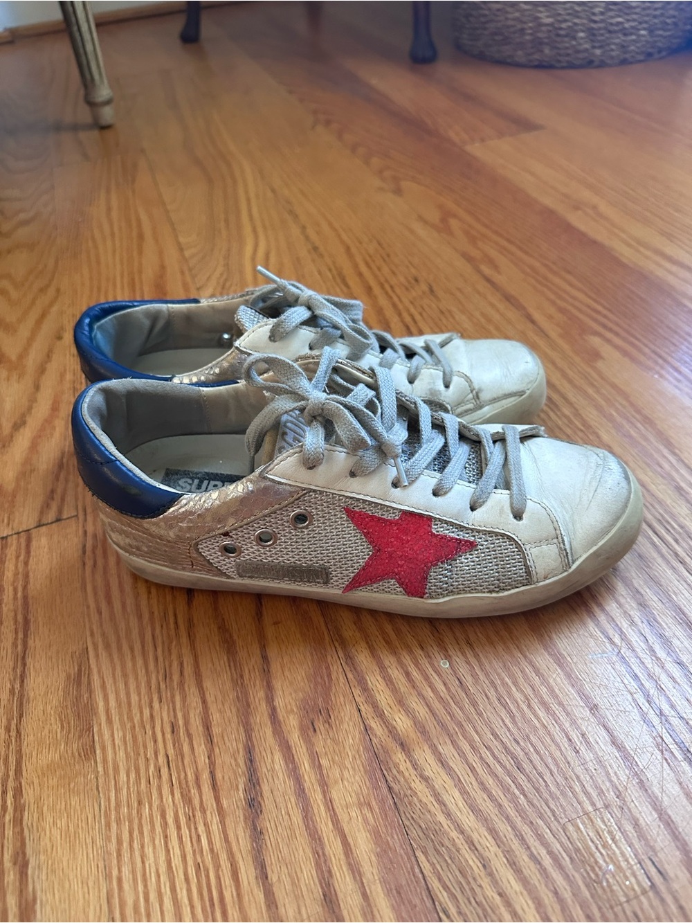 Preowned Golden Goose Super Star Sneakers